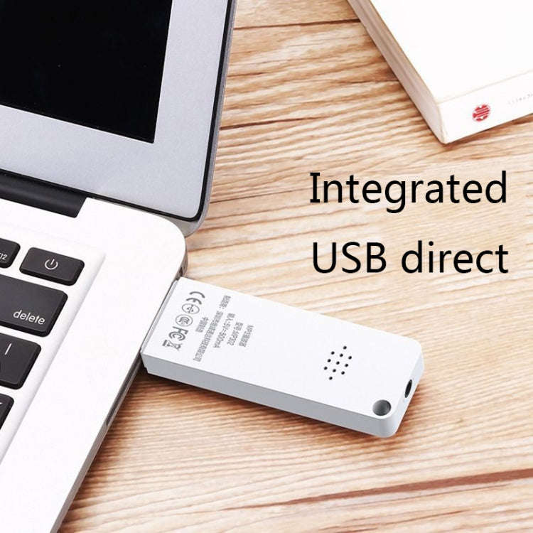 XT02 U Disk Style MP3 Music Player, Memory Capacity: Bluetooth Set(White)