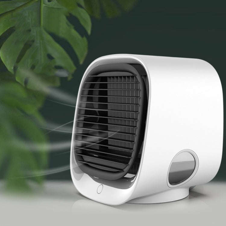 Desktop Cooling Fan USB Portable Office Cold Air Conditioning Fan, Colour: M201 Sky White