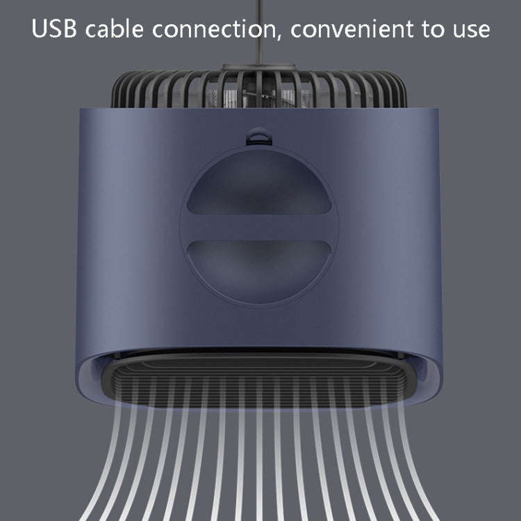 Desktop Cooling Fan USB Portable Office Cold Air Conditioning Fan, Colour: M201 Sky White