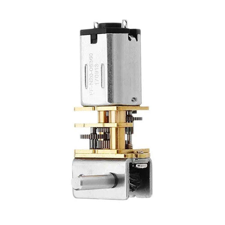 GW12N20 Worm Gear Low Speed Motor Ultra Mini Gear Power-Off Self-Locking Motor For Smart Car Robo...