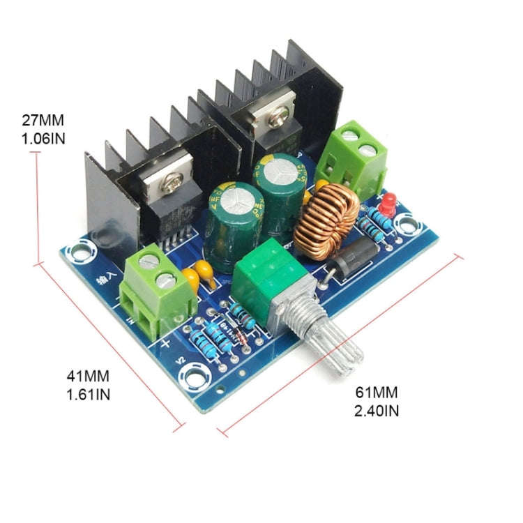 HW-439 DC-DC Step Down Buck Converter Power Supply Module XL4016E1 4-40V to 1.25-36V 8A 200W Volt...