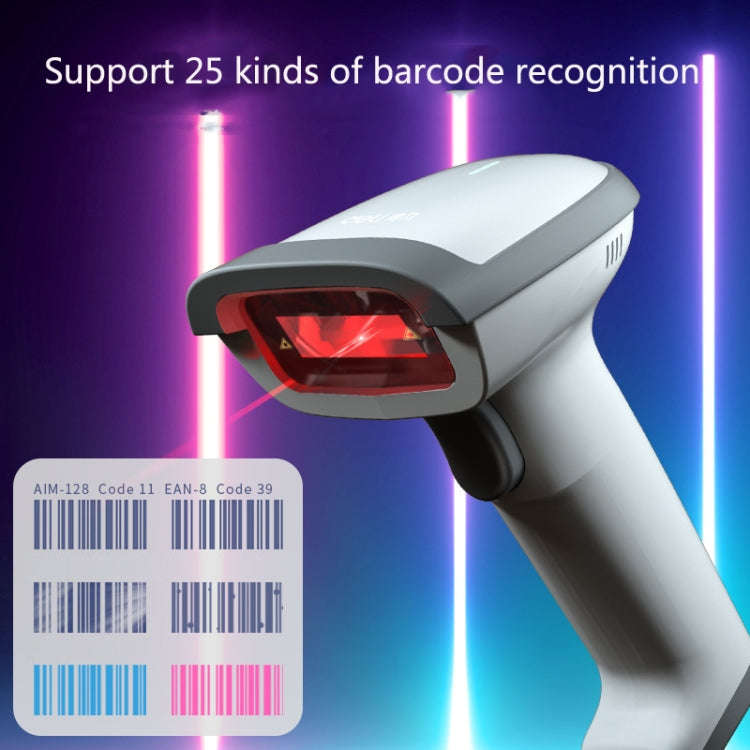 Deli 14880S Commodity Barcode Scanner Supermarket Express Wired Scanner(Black)