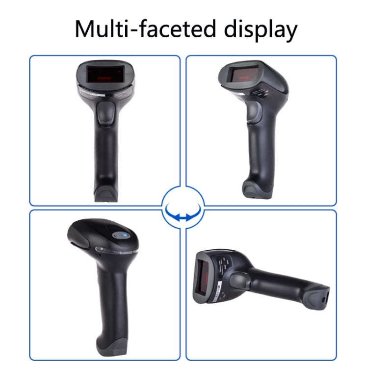 NETUM F5 Anti-Slip And Anti-Vibration Barcode Scanner, Model: Wireless Red Light