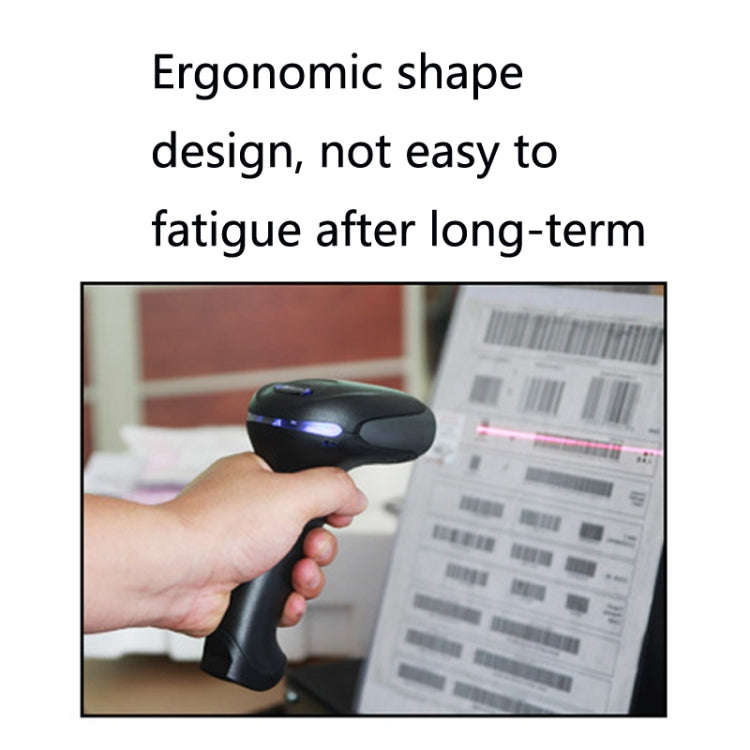 NETUM F5 Anti-Slip And Anti-Vibration Barcode Scanner, Model: Wireless Red Light