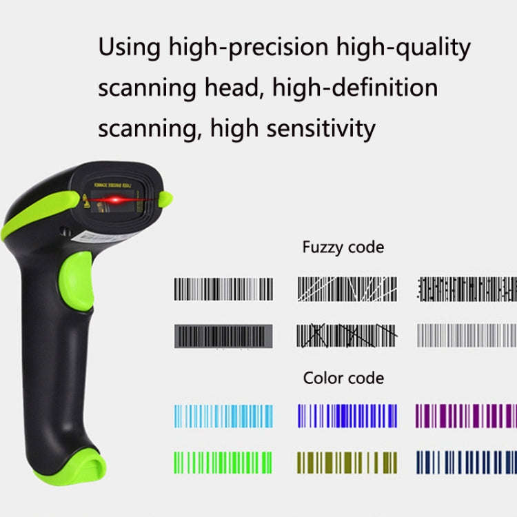 Laser Wireless Scanner Bluetooth Scanner Supermarket Express Scanner, Model: 3100 (1D) One-dimens...