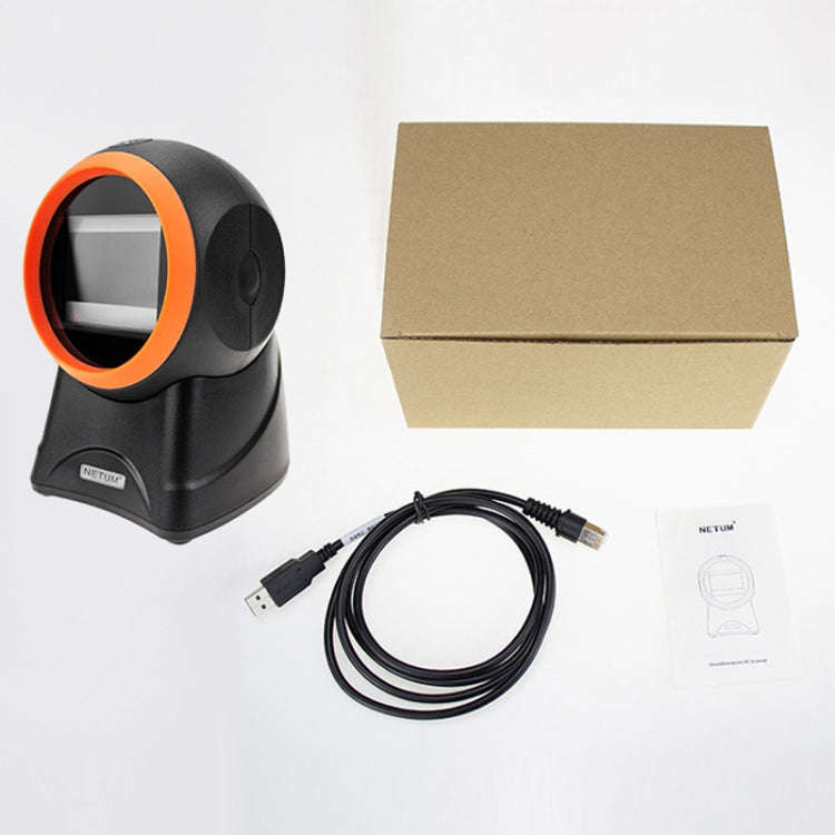 NETUM 2050 Supermarket Cashier Barcode QR Code Scanner Desktop Vertical Scanner, Specification...