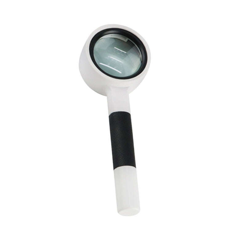 Hand-Held Reading Magnifier Glass Lens Anti-Skid Handle Old Man Reading Repair Identification Mag...