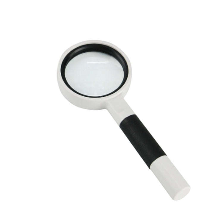 Hand-Held Reading Magnifier Glass Lens Anti-Skid Handle Old Man Reading Repair Identification Mag...