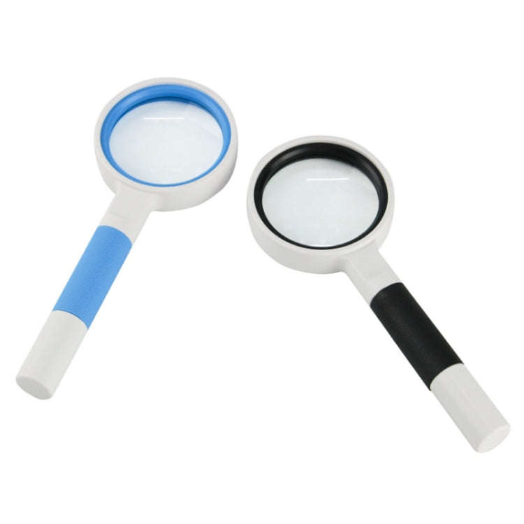 Hand-Held Reading Magnifier Glass Lens Anti-Skid Handle Old Man Reading Repair Identification Mag...