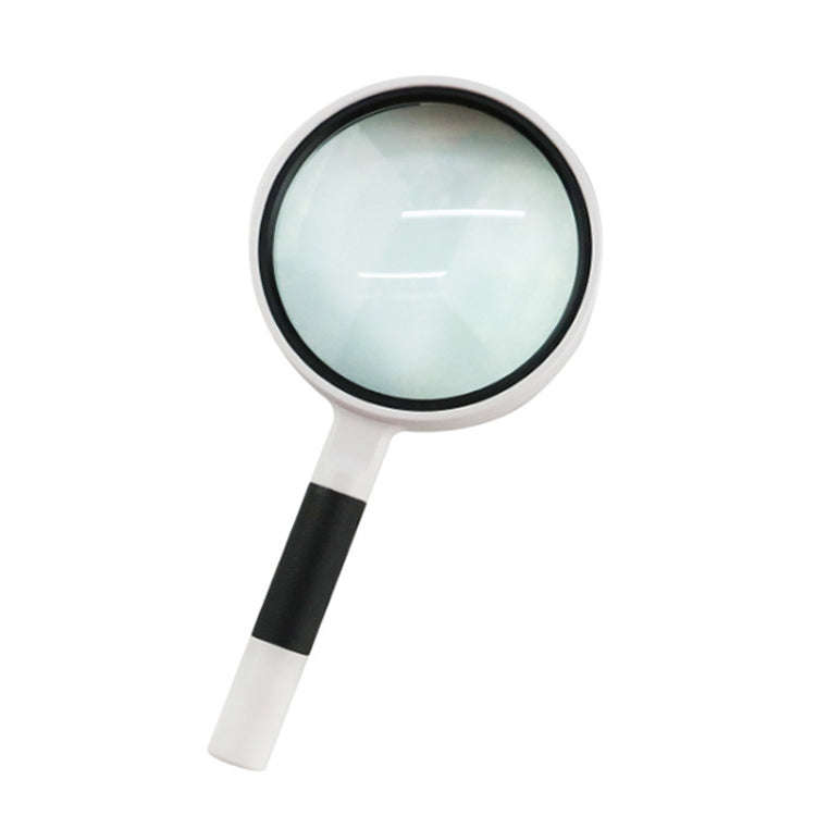 Hand-Held Reading Magnifier Glass Lens Anti-Skid Handle Old Man Reading Repair Identification Mag...
