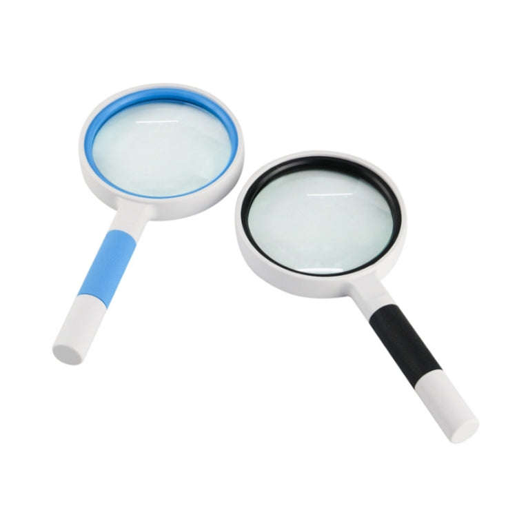 Hand-Held Reading Magnifier Glass Lens Anti-Skid Handle Old Man Reading Repair Identification Mag...