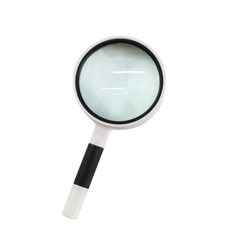Hand-Held Reading Magnifier Glass Lens Anti-Skid Handle Old Man Reading Repair Identification Mag...
