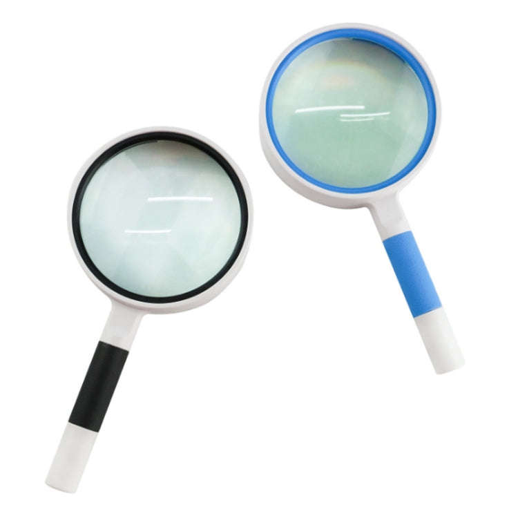 Hand-Held Reading Magnifier Glass Lens Anti-Skid Handle Old Man Reading Repair Identification Mag...