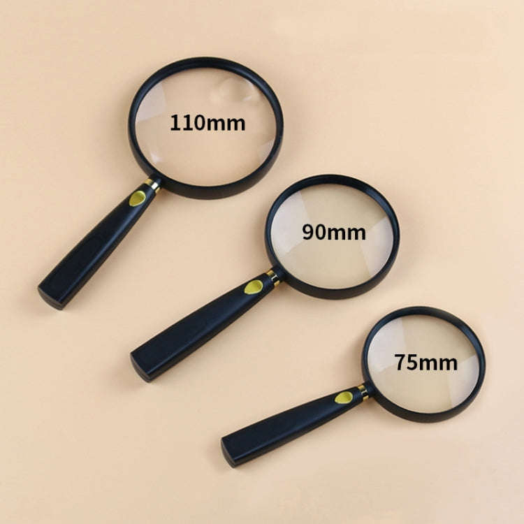 Children Science Education Elderly Reading Hand-Held Magnifying Glass, Specification: 90mm