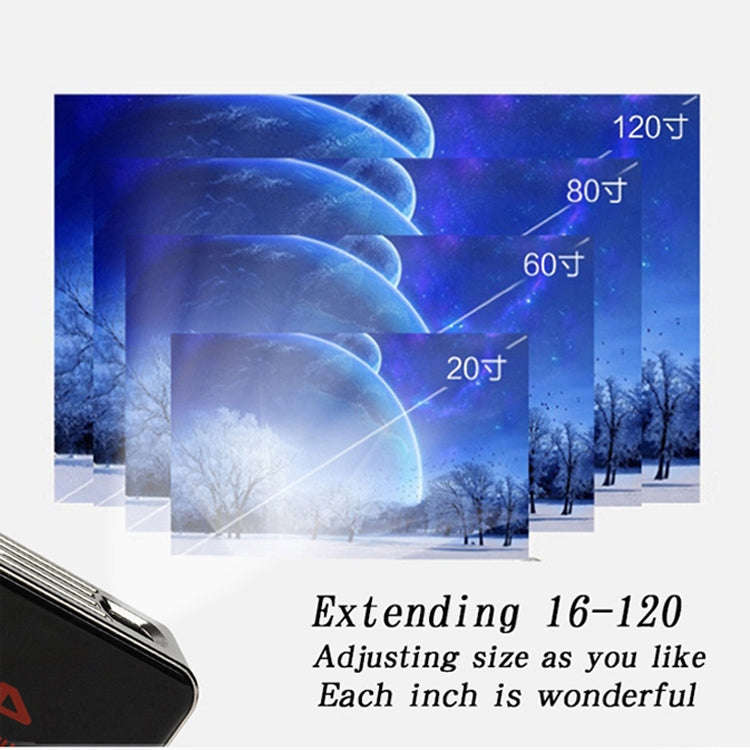C6 1G+8G Android System Intelligent DLP HD Mini Projector Portable Home Mobile Phone Projector...