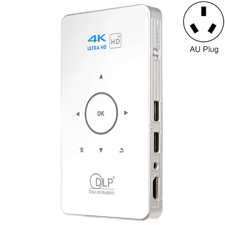 C6 1G+8G Android System Intelligent DLP HD Mini Projector Portable Home Mobile Phone Projector...