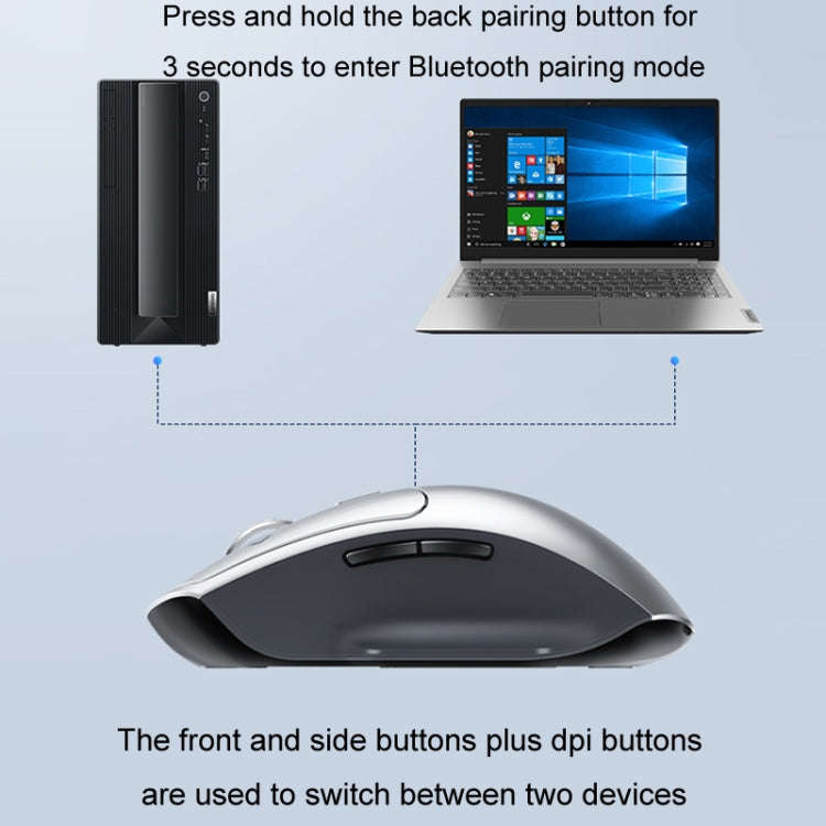Lenovo ThinkBook Bluetooth Wireless Dual Mode Interactive Design Mouse(Creator)