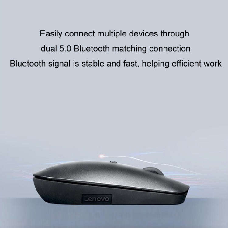 Lenovo ThinkBook Dual Bluetooth 5.0 Wireless Mouse Compact Portable Ultra Slim Office Mouse