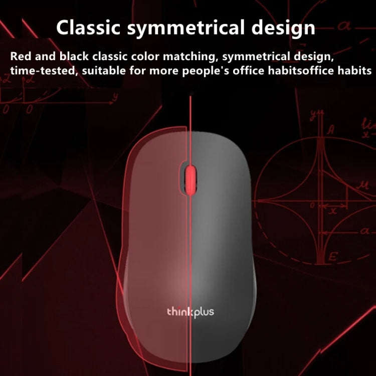 Lenovo Thinkplus M80 Office Lightweight Ergonomic Laptop Mouse, Specification: Wired