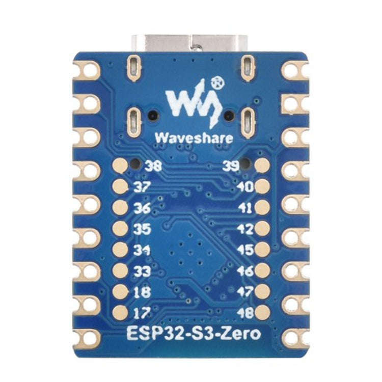 Waveshare ESP32-S3 Mini Development Board, Based On ESP32-S3FH4R2 Dual-Core Processor without Header
