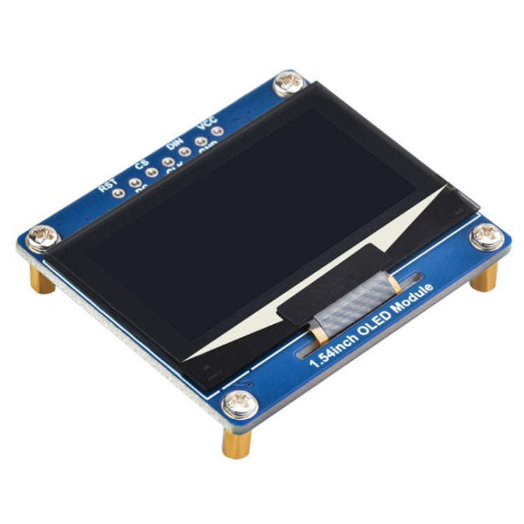 Waveshare 1.54 Inch OLED Display Module, 128×64 Resolution, SPI / I2C Communication(Blue)