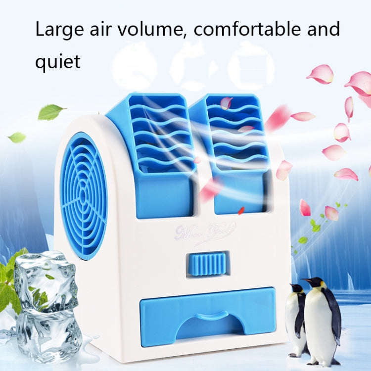 Mini Silent Dual-port Bladeless Cooling Fan(Green)