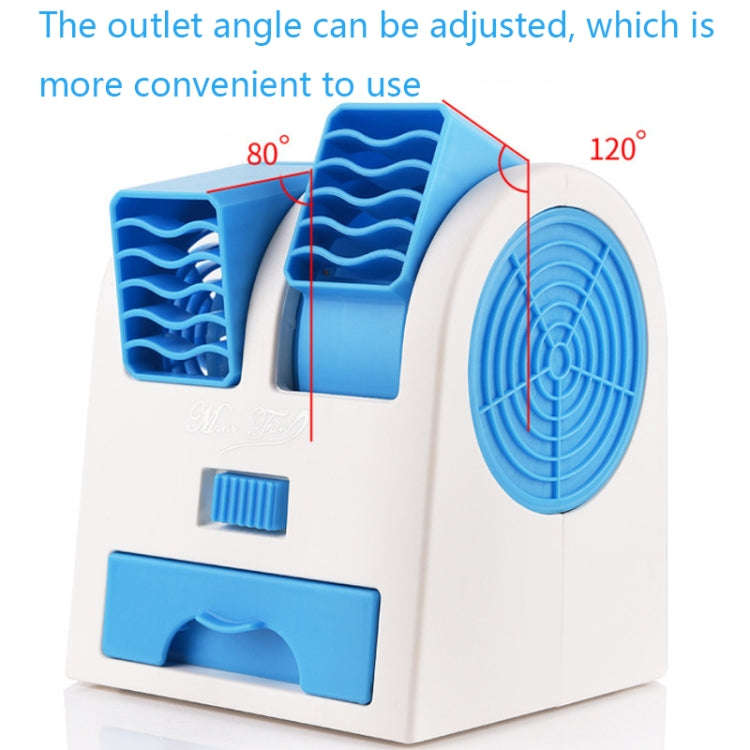 Mini Silent Dual-port Bladeless Cooling Fan(Green)
