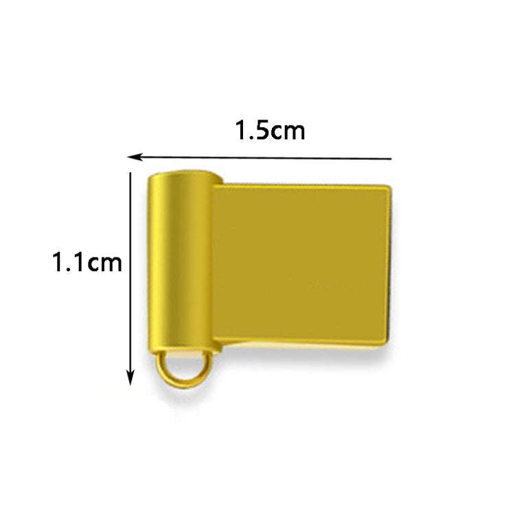 Zsumi1 USB2.0 High Speed Mini Metal U Disk, Capacity:4GB(Gun Color)