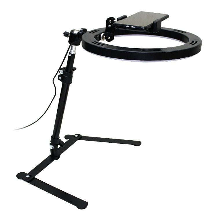 Overhead Shooting Bracket Ring Fill Light Set Live Beautifying LED Light Stand(Bracket + Lamp)