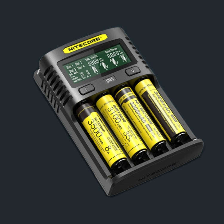 NITECORE Fast Lithium Battery Charger, Model: UMS4