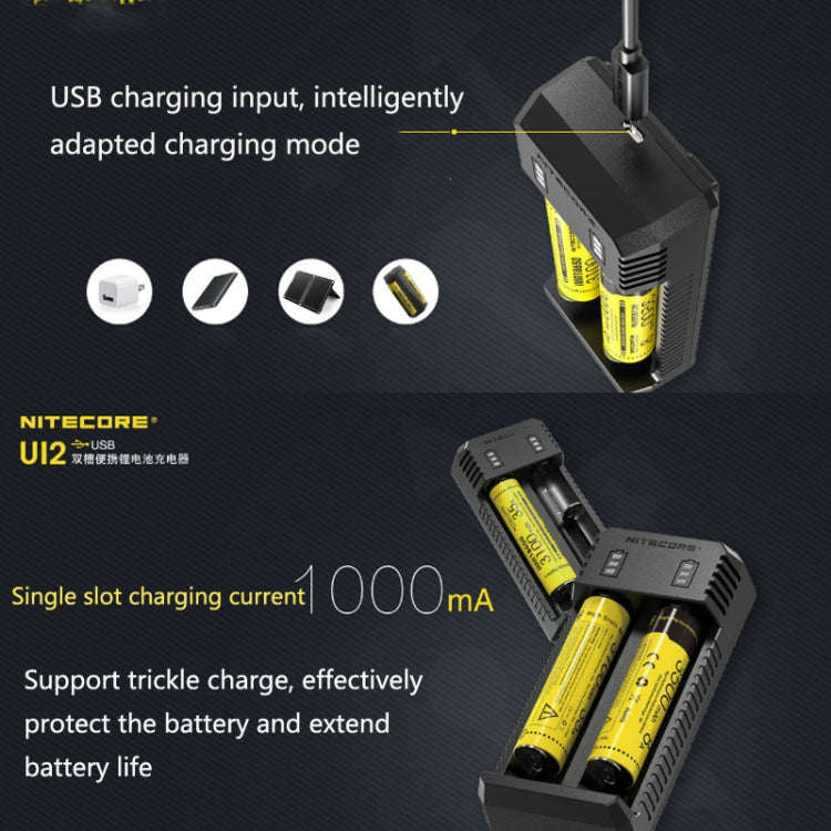 NITECORE Dual Slot Smart Charger(UI2)