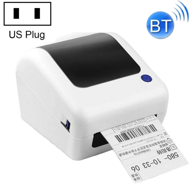 100mm Express Order Printer Thermal Self-adhesive Label Printing Machine, Style:IP486BT(US Plug)