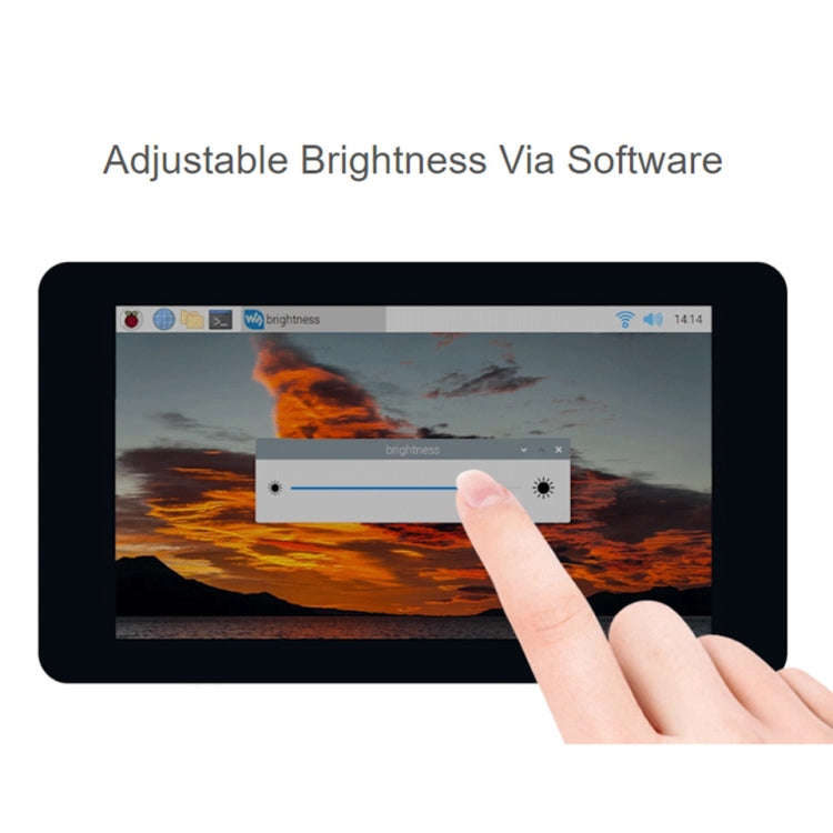 Waveshare 7 inch 800×480 IPS Capacitive Touch Display, DSI Interface, 5-Point Touch with Case