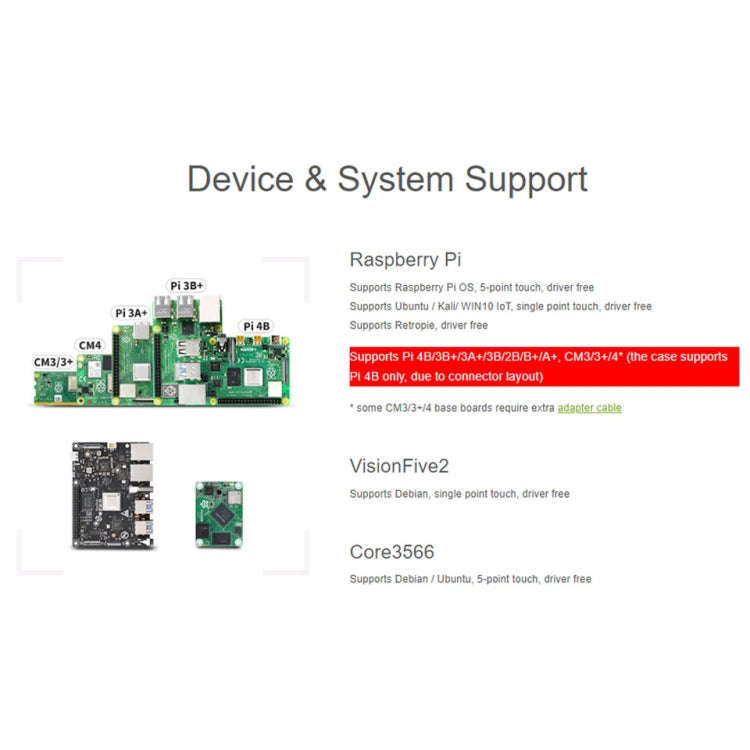 Waveshare 7 inch 800×480 IPS Capacitive Touch Display, DSI Interface, 5-Point Touch with Case