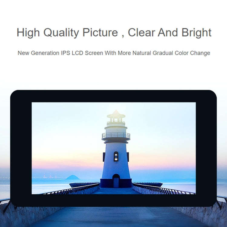 Waveshare 7 inch 800×480 IPS Capacitive Touch Display, DSI Interface, 5-Point Touch with Case