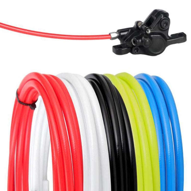 TRLREQ Mountain Bike Brake Tube 5mm Hydraulic Oil Disc Oil Brakes Braided Tube, Length: 3m (Black)