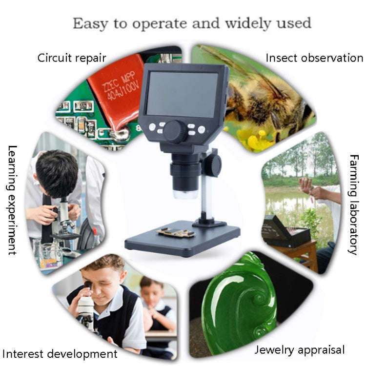 G1000 Digital Microscope HD Mobile Phone Repair Electron Microscope, Specification: Aluminum Allo...