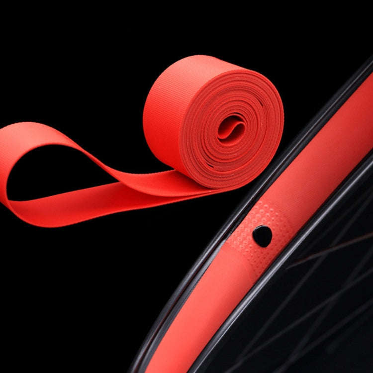 10 PCS Road Mountain Bike Anti-Stab Tire Pad Bicycle Wheel Set PVC Spoke Lining Tape, Colour: Red...