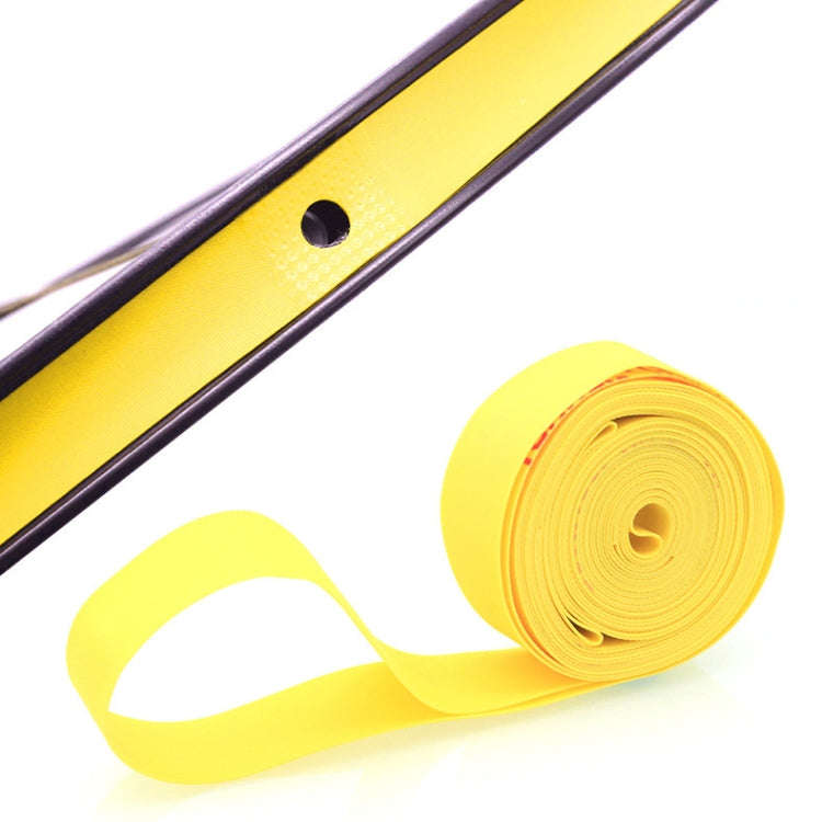 10 PCS Road Mountain Bike Anti-Stab Tire Pad Bicycle Wheel Set PVC Spoke Lining Tape, Colour: Yel...