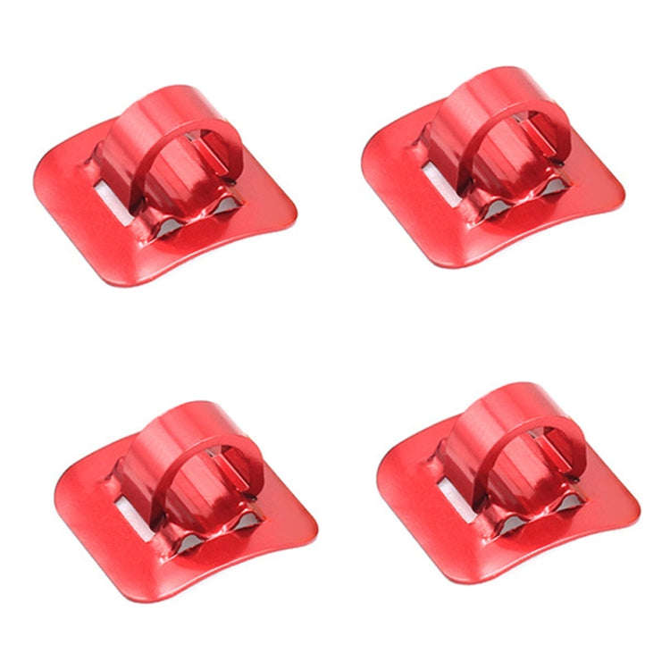 4 PCS Mountain Road Bicycle Hose Line Guide Adhesive Wire Seat Frame Cable Fixing C Buckle, Style...