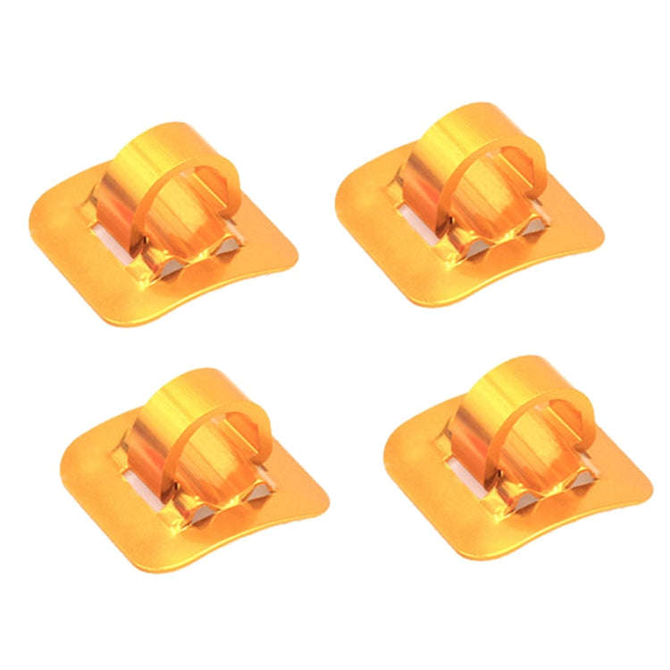 4 PCS Mountain Road Bicycle Hose Line Guide Adhesive Wire Seat Frame Cable Fixing C Buckle, Style...