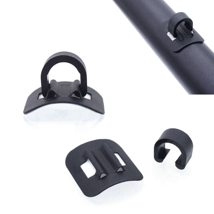 4 PCS Mountain Road Bicycle Hose Line Guide Adhesive Wire Seat Frame Cable Fixing C Buckle, Style...