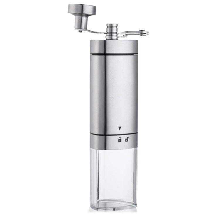 Household Stainless Steel Hand-Cranked Coffee Machine Grinder(Transparent Model)