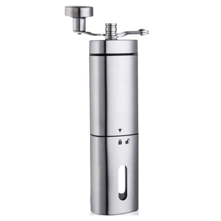 Household Stainless Steel Hand-Cranked Coffee Machine Grinder(Stainless Steel Model)