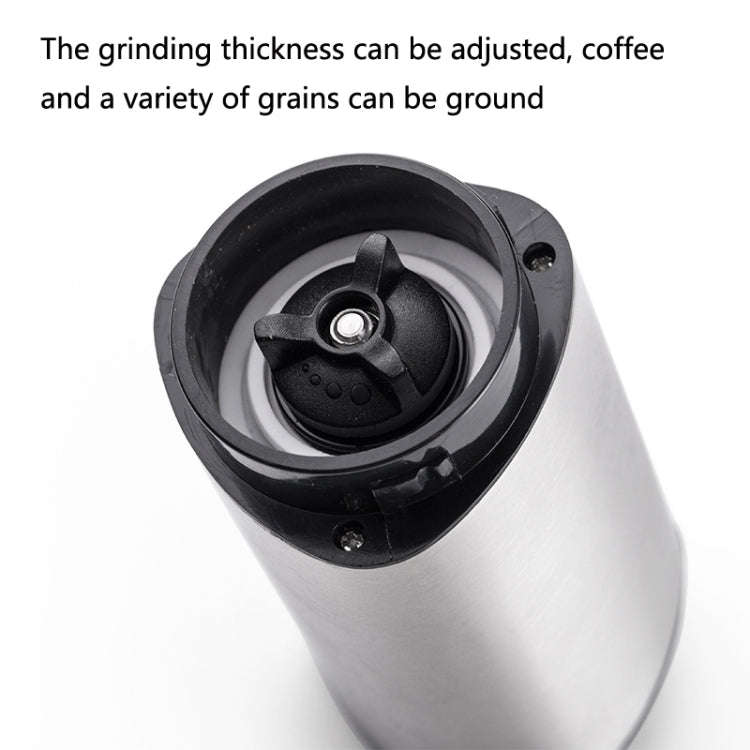 Household Stainless Steel Hand-Cranked Coffee Machine Grinder(Stainless Steel Model)