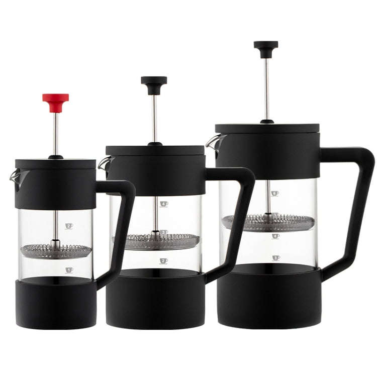 Household Hand Brewed Coffee French Filter Press Pot Glass Tea Maker(1000ml)