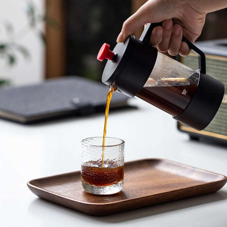 Household Hand Brewed Coffee French Filter Press Pot Glass Tea Maker(1000ml)