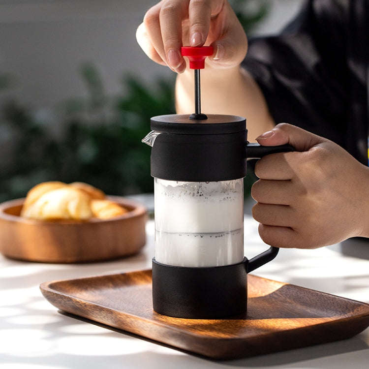 Household Hand Brewed Coffee French Filter Press Pot Glass Tea Maker(1000ml)
