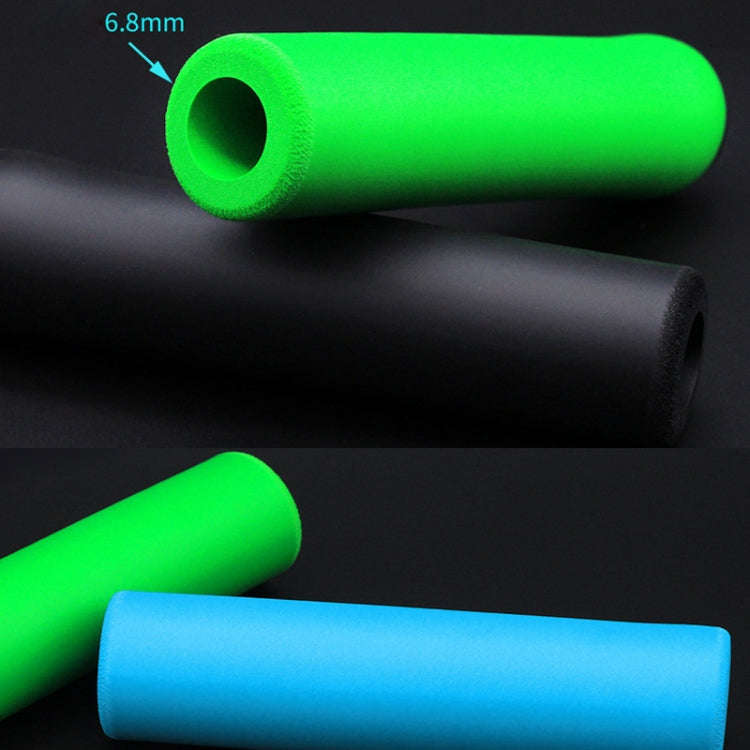 4 Pairs Mountain Folding Bicycle Silicone Foaming Sponge Handle Cover Rubber Shock Absorbing Anti...