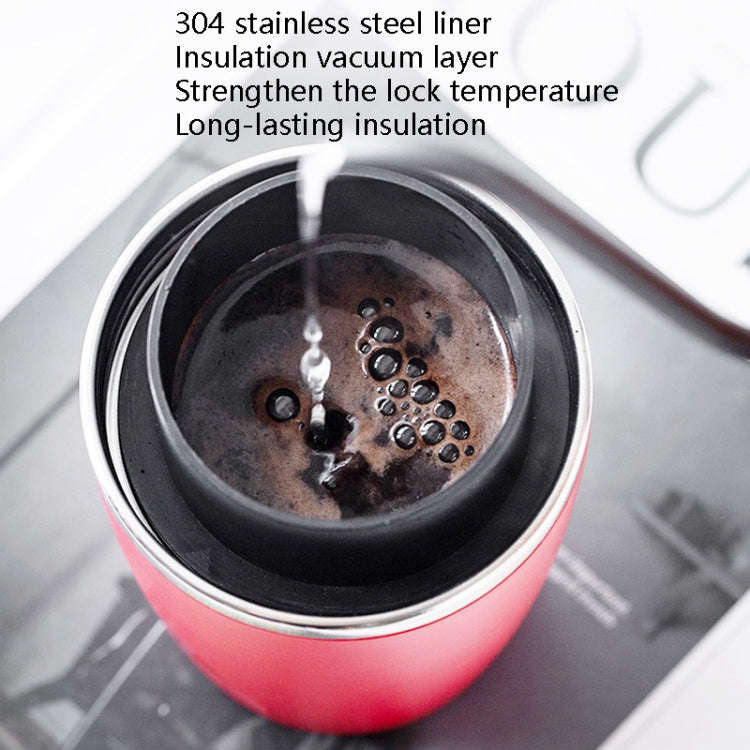 Portable Coffee Beans Grinder Home Hand-Cranked Coffee Machine Stainless Steel Grinder(Red)